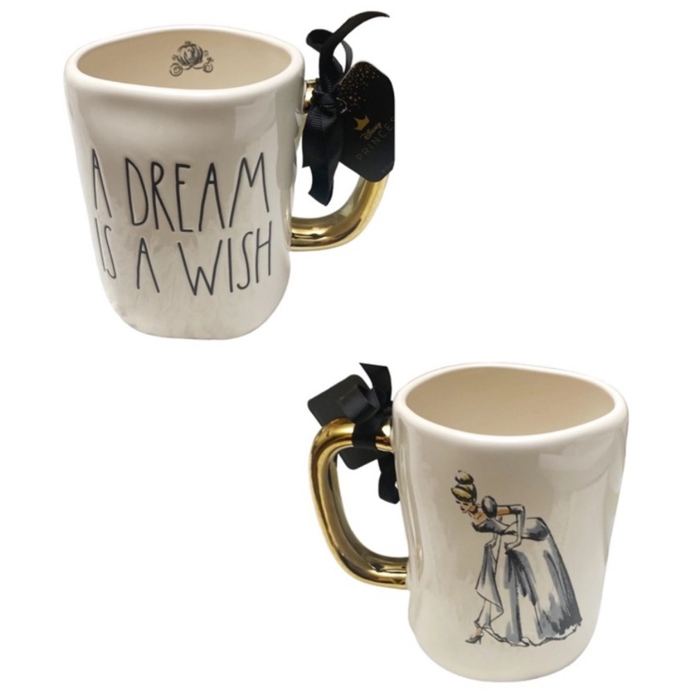 ☕️ Rae Dunn Disney Cinderella A DREAM IS A WISH Coffee Mug
